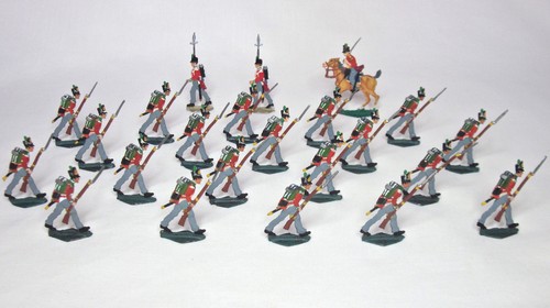 Lead flat soldiers - lead, 23