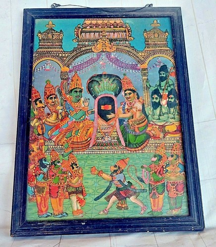 Vintage litho print - vintage,