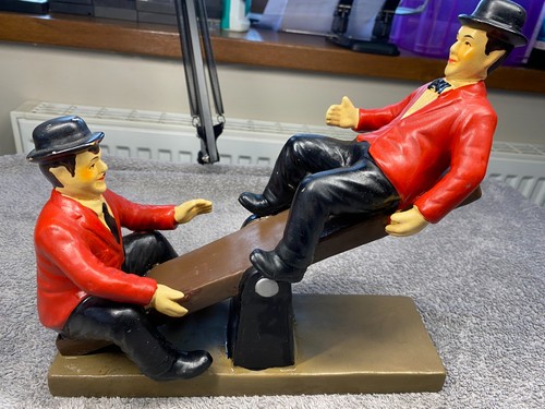 Vintage laurel hardy ceramic - &,