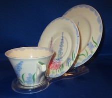 Vintage MYOTT Art Deco Trio
