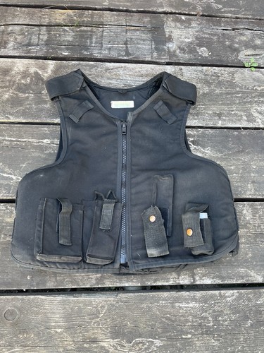 Black stab vest body - black, armour