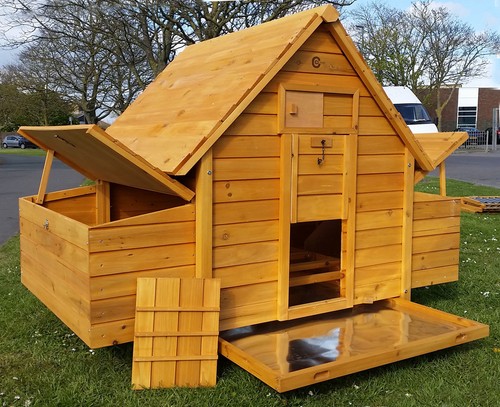 Large chicken coop run hen - large,