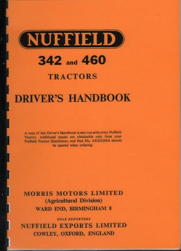 Nuffield 342 460 - nuffield, 342/460
