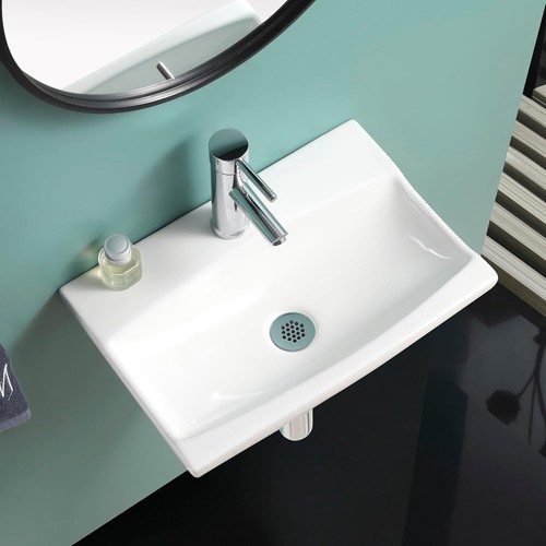 Ceramic bathroom sink - bathroom,