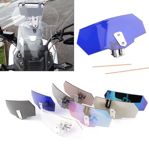 Adjustable clip windshield - adjustable, on