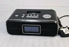 RED DAB / FM iPod Dock Alarm Clock Radio S-138 / S138B – Tested & Working