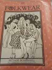 Folkwear Dress Pattern Blonde