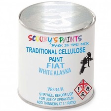 Cellulose Paint For Fiat White