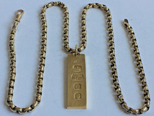 9CT YELLOW GOLD HEAVY BELCHER