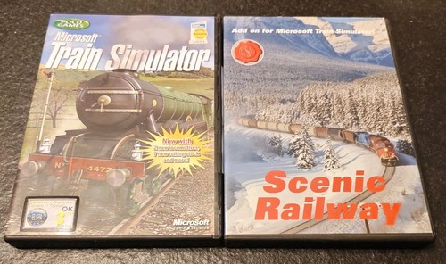 Microsoft train simulator game - train,