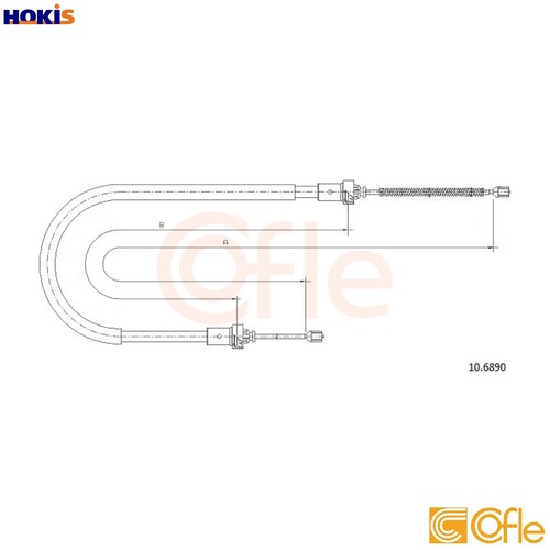 Cable pull parking - cable, brake