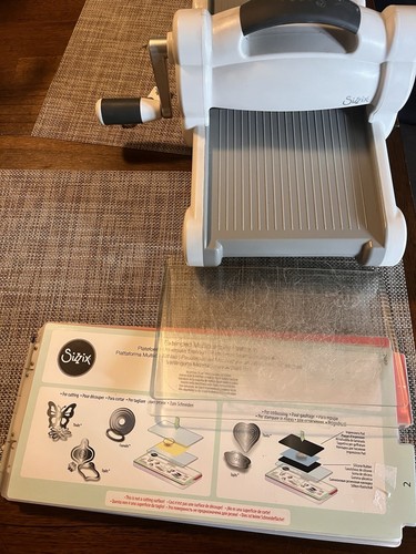 Sizzix big shot manual - manual, die