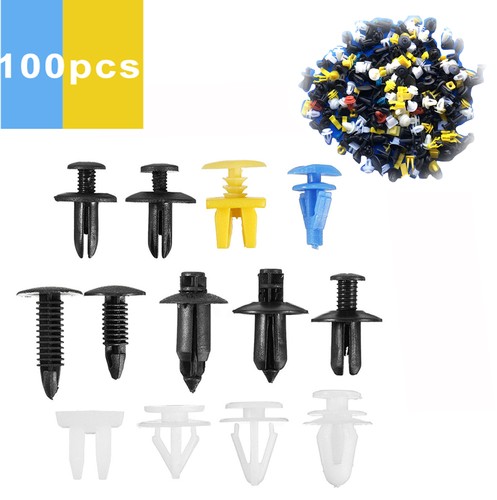 100pcs car plastic - 100pcs,