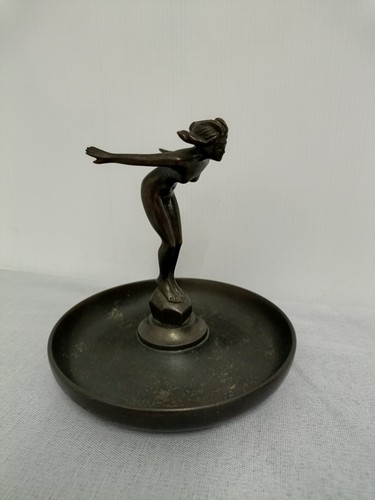 Antique bronzed art deco style - antique,