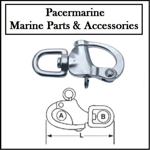 Snap shackles swivel eye - snap,