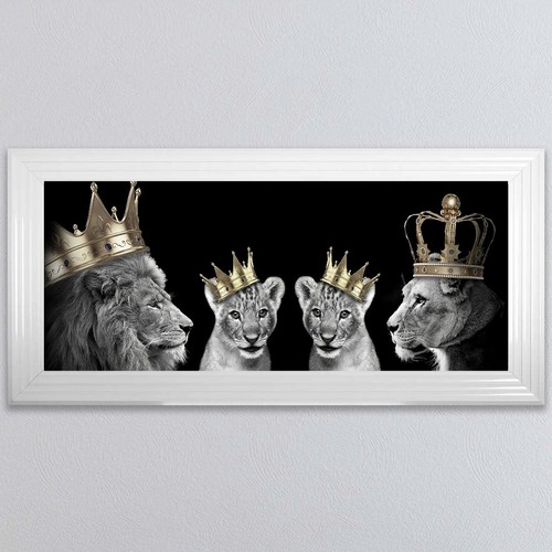 Lion family liquid art - lion,