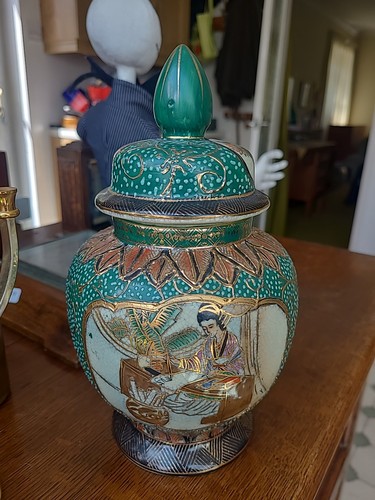 Vintage chinese satsuma ginger - vintage,