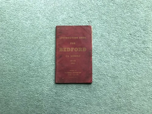 Bedford models 12 - ca,