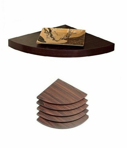 Retro walnut floating shelf - retro,