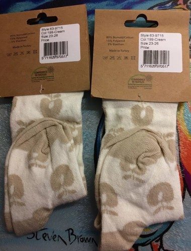 Smafolk socks cream - socks, 23-26