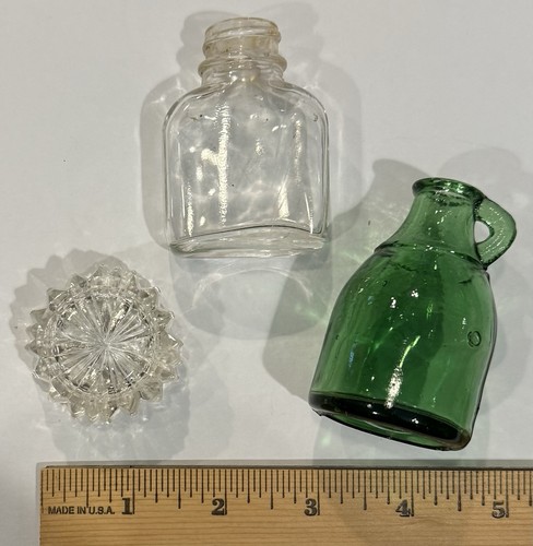 Vintage glass bottles - glass, small