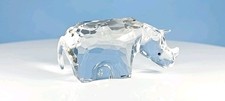 Boxed Swarovski Crystal Rhino