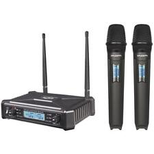 Kam KWM1920 Dual UHF Handheld Wireless Microphone System DJ Karaoke Singer Band