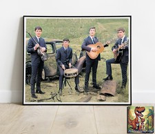 The Beatles Colourised and Restored Photo / Poster Up To 30"