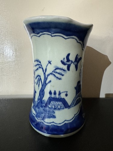 Willow pattern ceramic jug - willow,