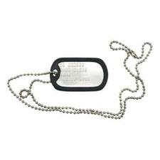 U.S. PERSONALISED STAINLESS STEEL ARMY MILITARY NAVY DOG TAGS SETS ENGRAVED UK