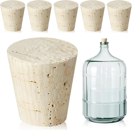 6pcs wood cork - cork, 3