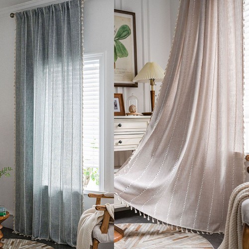 Vintage tassel curtain - curtain, for