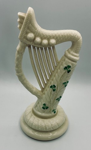 Beeleek porcelain irish - irish, harp
