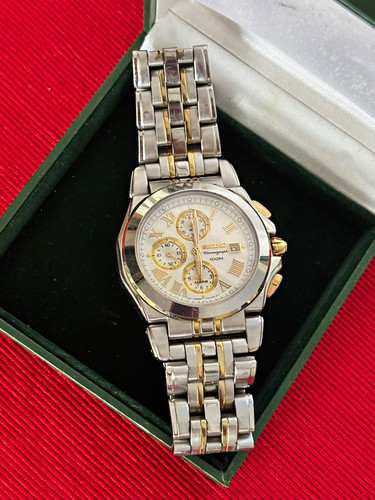 Seiko chronograph men quartz - men's,