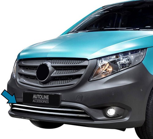 Chrome bumper grille trims - chrome,
