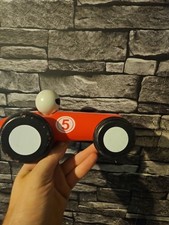 Vintage Wooden Racing Car