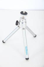 Velbon Mini Telescopic Tripod With Ball Head Silver Excellent Condition