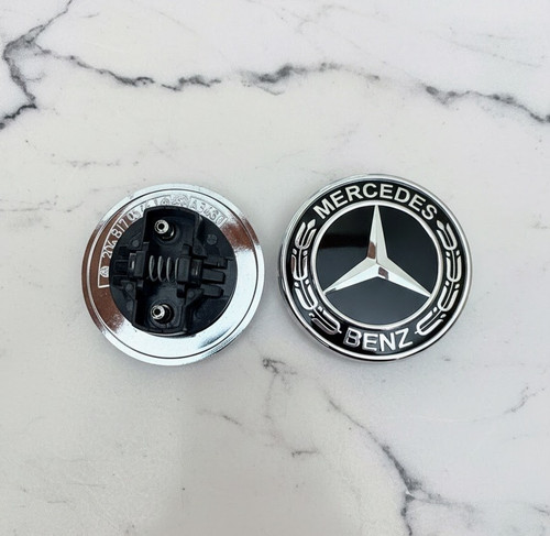 Front hood mercedes benz black - mercedes,