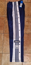 WOMENS ADIDAS ORIGINALS ADIBREAK POPPER TRACKPANTS DARK BLUE  UK XS,S £65 LAST 2