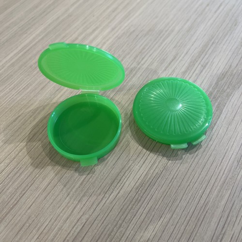 New green tupperware mini - tupperware,