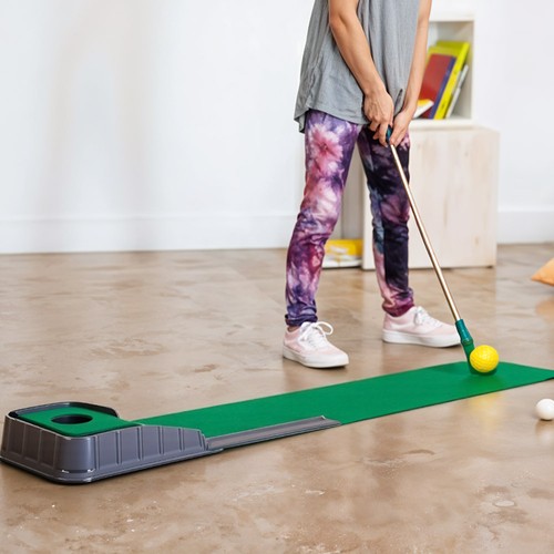 Golf putting mat set - putting,