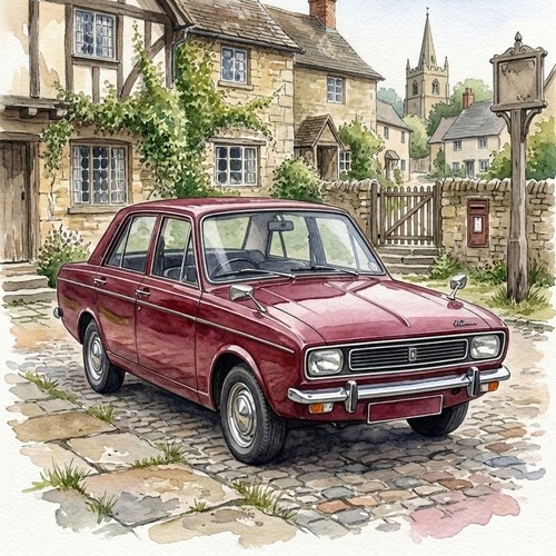 Hillman hunter classic car - hunter,