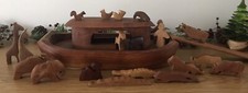 Vintage Wooden NOAH’S ARK &