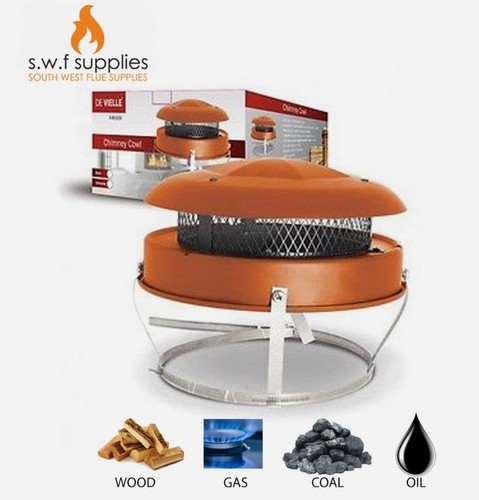 Chimney pot anti down draught - chimney,