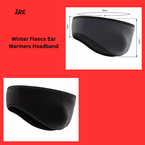 Winter fleece ear warmers - fleece,