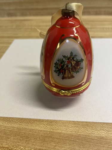 Christmas porcelain egg - mr.,