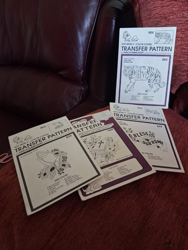 Iron embroidery transfers - iron,