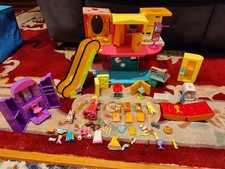 Vintage Polly Pocket Designer Mall Shopping Centre 2003 With Dolls & Accessories