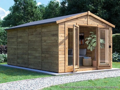 Summerhouse 8m fully - summerhouse, 3m