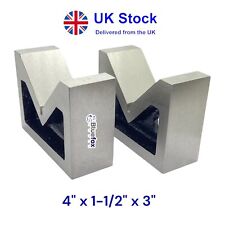 4" CAST IRON V BLOCK SET of 2